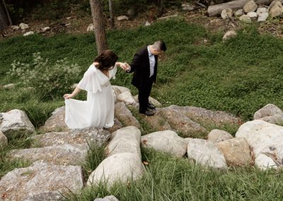Séance de photos de mariés dans Lanaudière - Véronique Piette Photographie